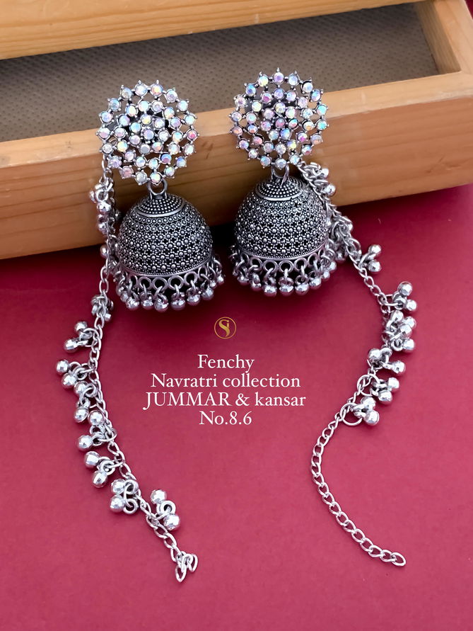 Fancy Navratri Special Kansar Jummar Earring Wholesale Price In Surat
